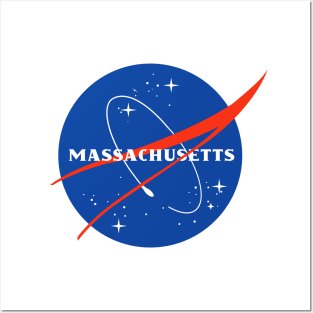 Massachusetts Astronaut Posters and Art